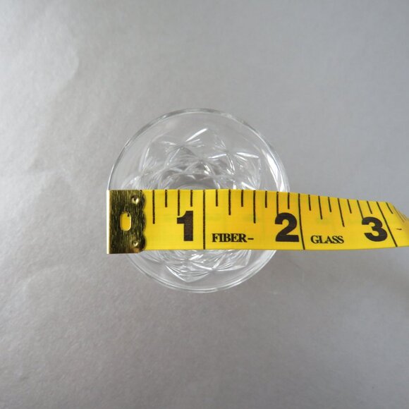 Set of 5 Vintage Shot Crystal Glasses Cut Glass Heavy Bottom Special Occasion - Picture 7 of 7